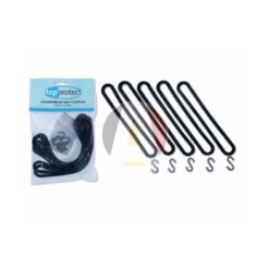 Spanrubbers TIR rubbers met S-haak - set van 5 st.