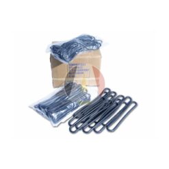 Spanrubbers zwart 25cm 10 st.