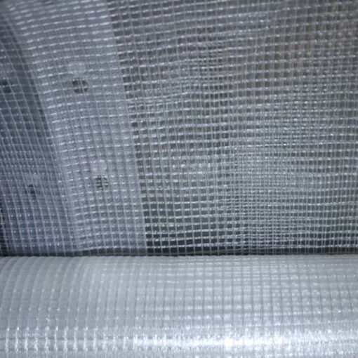Gewapend transparant afdekzeil 4x8m 220gr/m² - Afbeelding 2