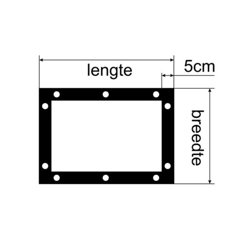 Transparante PVC folie op maat gemaakt - Afbeelding 2