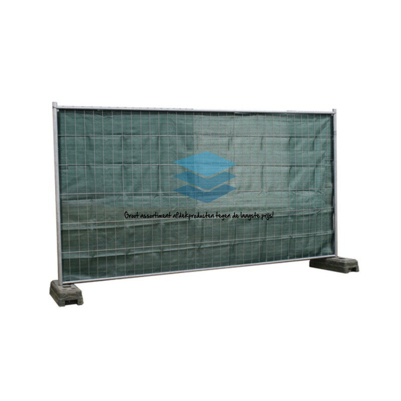 Groen winddoorlatend bouwheknet 180x345cm 150gr