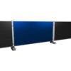 Blauw bouwhekzeil 176x341cm 150gr/m²