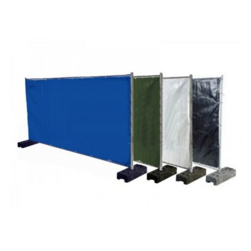 Wit bouwhekzeil 176x341cm 100gr/m² - Afbeelding 2