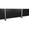 Zwart bouwhekzeil 176x341cm 150gr/m²