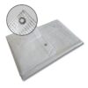 Gewapend transparant afdekzeil 3x4m 200gr/m² met ringen