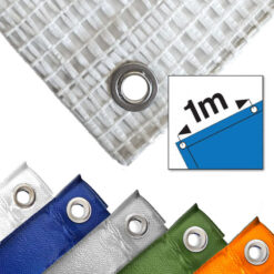 Gewapend/transparant afdekzeil