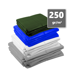 Afdekzeilen 250gr/m²