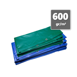 PVC Afdekzeilen 600gr/m²