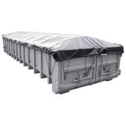 Alternative view of Grijs PVC container afdekzeil 350x500cm 400gr/m²